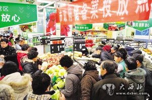 春節前夕蘭州“菜籃子”走勢分化 果蔬價格走高 豬肉價格微降